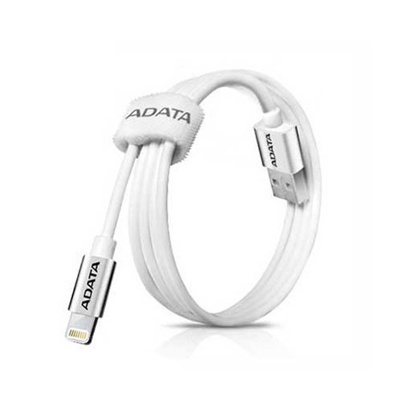 Cable USB Lighting Plastico Carga & Sync Apple Blanco Adata