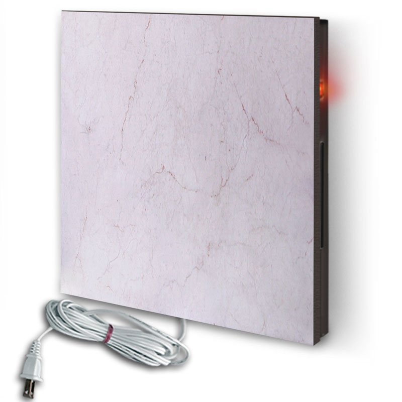 Calefactor de Panel infrarrojo de pared en Porcelanato, Vegas Wave Ibiza de 330W, 60x60cm, Mod: 334CaSol
