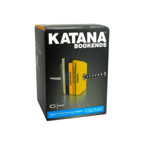 Sujeta libros magnético en forma de Katana  Just Mustard