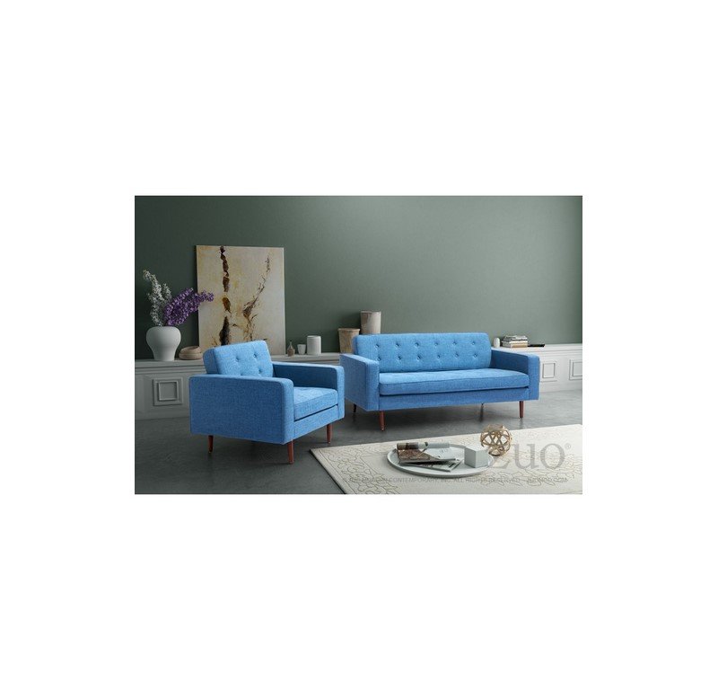 Sofa Puget - Azul - KESSA