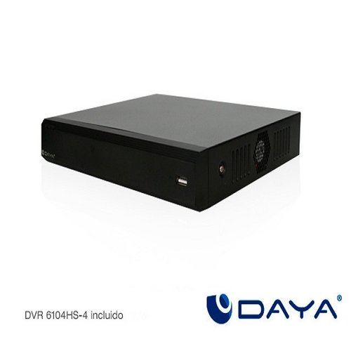 Video Vigilancia marca Marca DAYA 4 CAMARAS HD CON DISCO DURO DE 500 GB