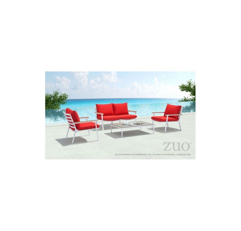 Sofa Para Exterior Maya Beach - Rojo - KESSA