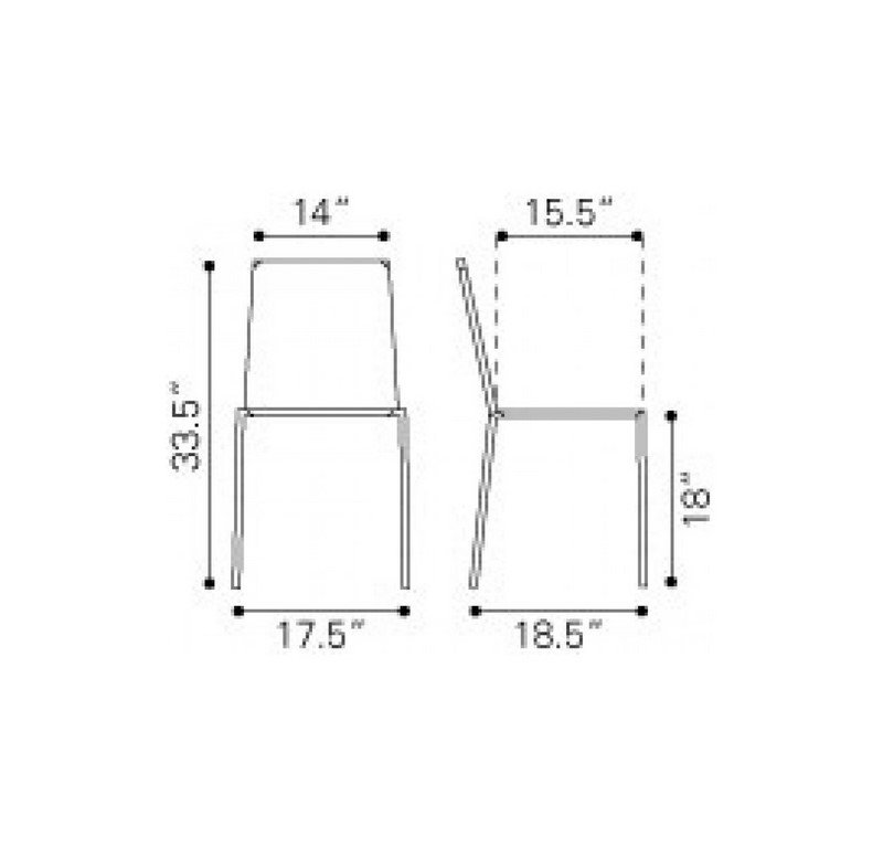 Silla Alex - Espresso - Kessa