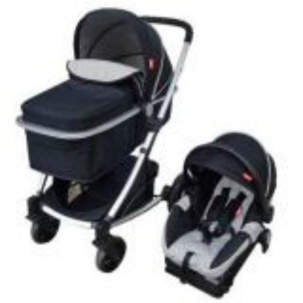 CARRIOLA,  multi-posisiones  TRAVEL SYSTEM CROWN NEGRO
