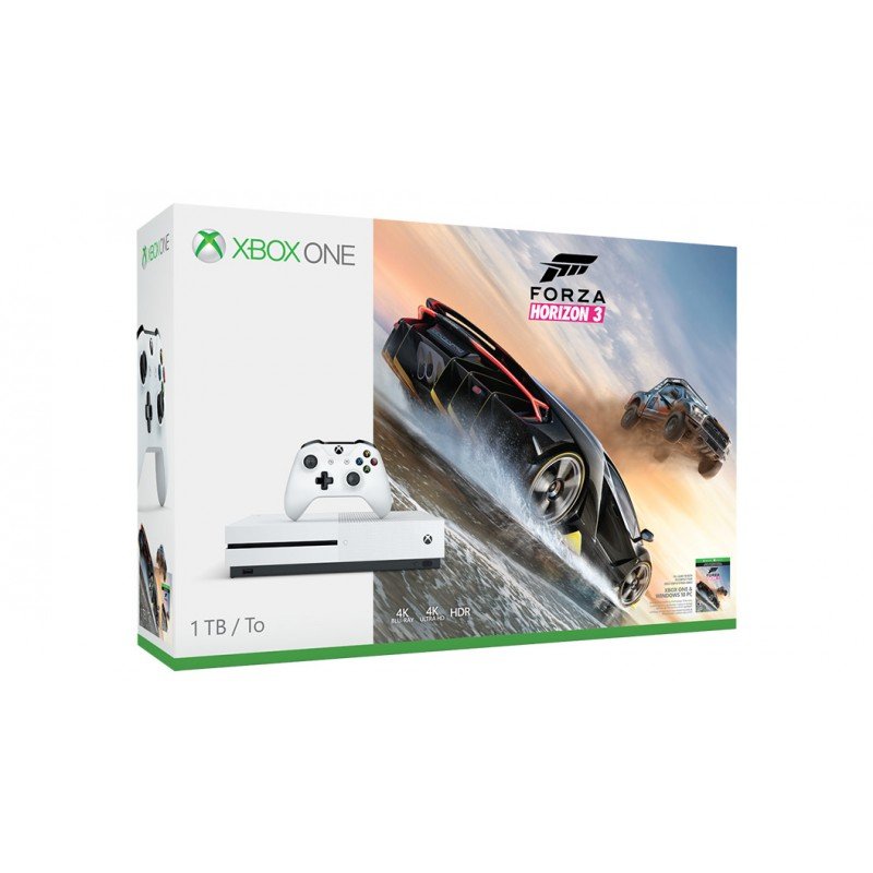 Consola Xbox One S 1Tb + Forza Horizon 3 -Blanco