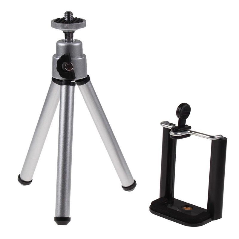 Tripie Aluminio ( 20 Cm ) Para Celular, Camara O SmartPhones