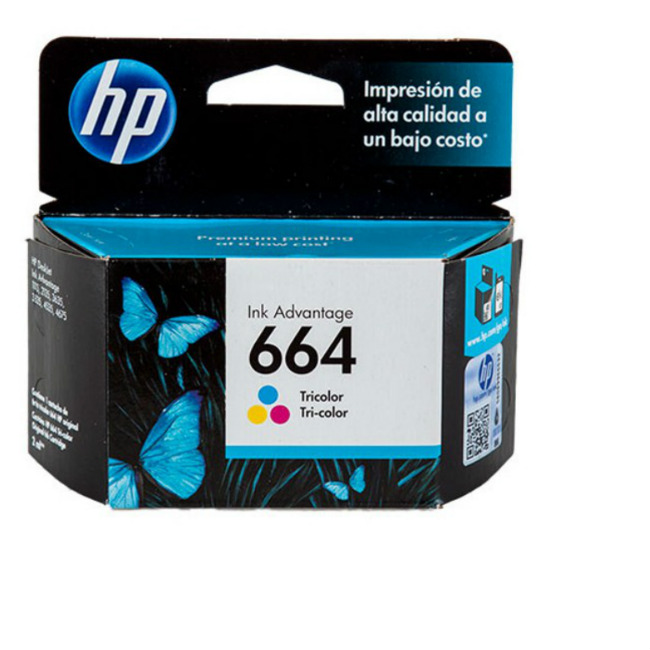 Tinta HP F6V28AL 664 Color Tricolor