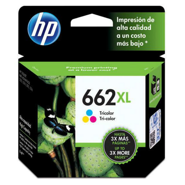 Tinta HP CZ106AL 662Xl Color Tricolor