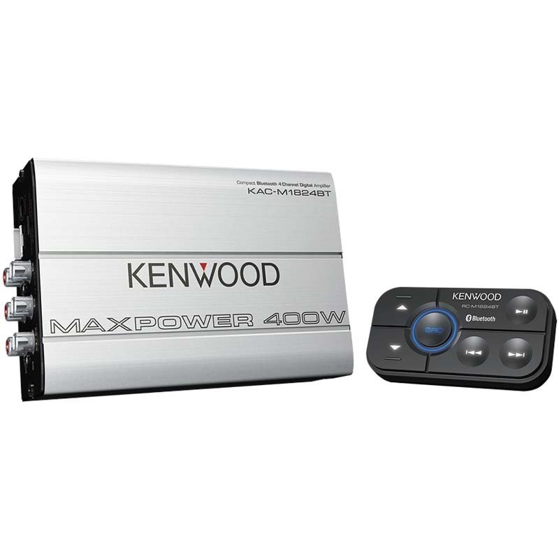 Amplificador de Sonido para Auto Kenwood KAC-M1824BT Marine Silver