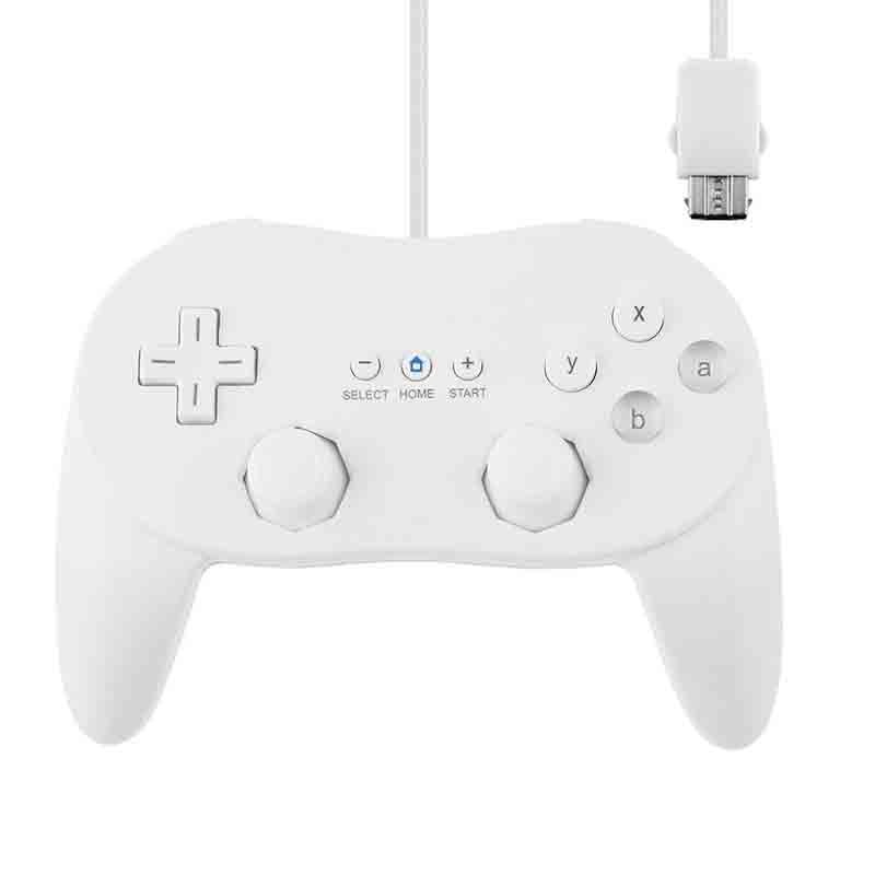 Control Pro Compatible Con Wii Y Wii U (Blanco)