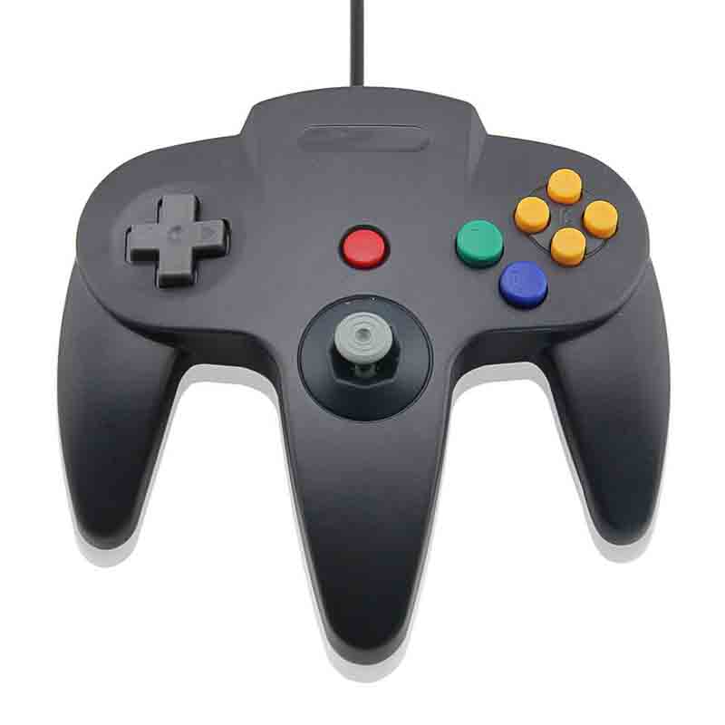 Nintendo 64 Control Genérico (Negro)