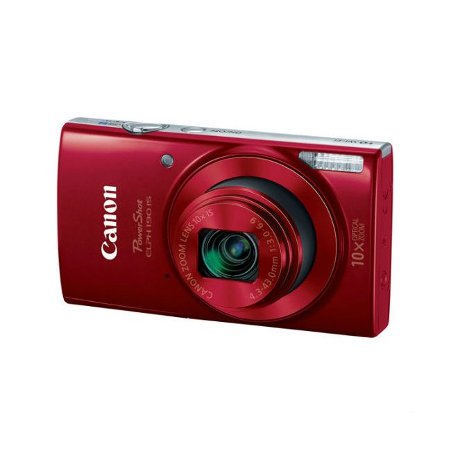 Cámara Digital Canon E190 20 Megapixeles Color Rojo