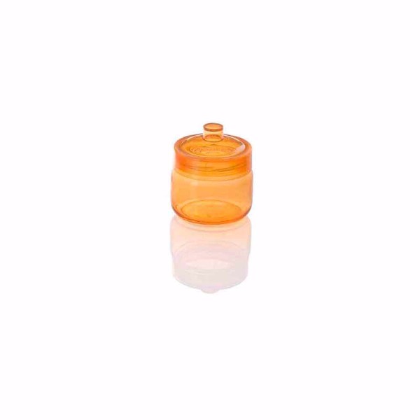 Juego de 3 frascos  HEREVIN "Trendy" de Cristal, Naranja