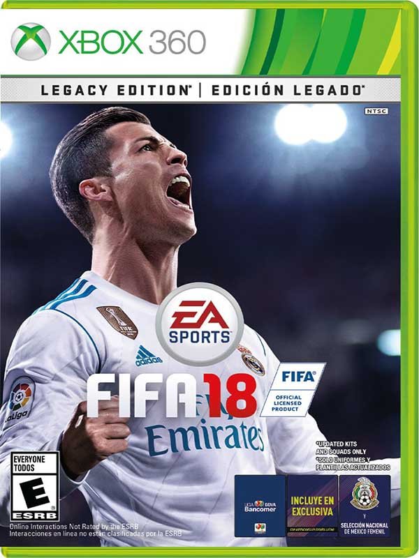 Juego Futbol Fifa 18 Legacy Edition Xbox 360 Ibushak Gaming