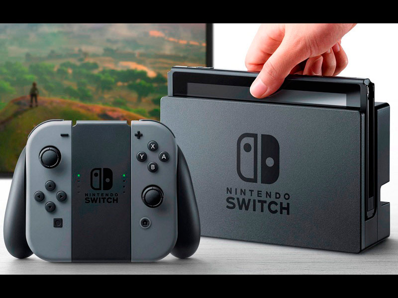 Consola Nintendo Switch 32GB-Edicion Estandar Color Gris