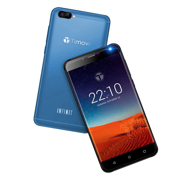 Paquete Celular Timovi Infinit X Cam Azul + Bocina Dock