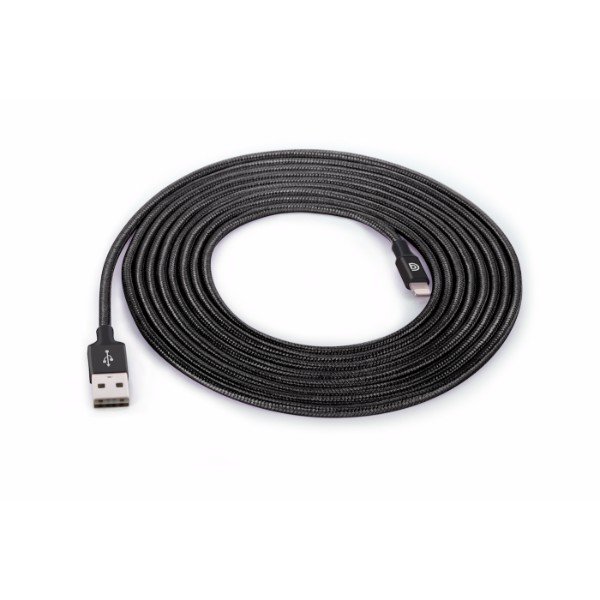 Cable Griffin USB para Carga, 10ft Negro