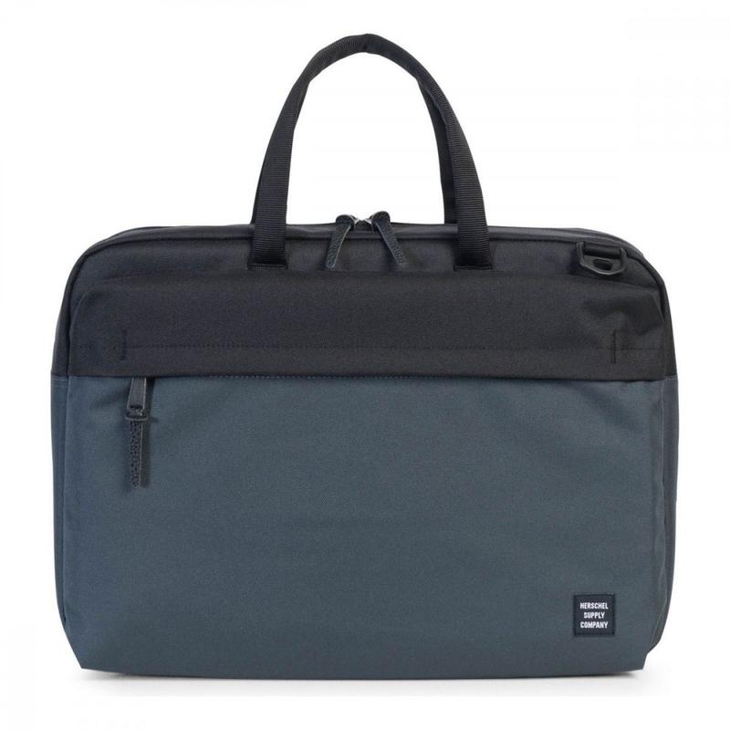 Herschel Supply CO. Maletin modelo Sandford Dark Shadow/Black en color gris