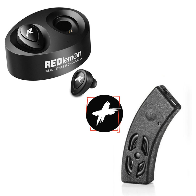 Paquete Libre Audífonos y manos libres Bluetoth Twins/Manos libres bluetooth mp3 para casco de bici y moto