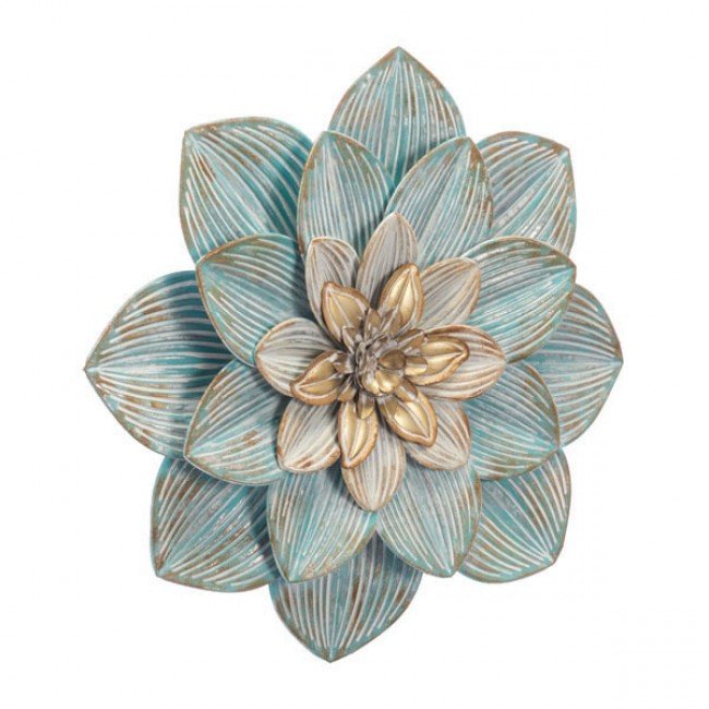 Accesorio Decorativo Silver Succulent - Azul / A10906 - KESSA