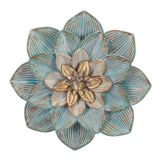 Accesorio Decorativo Silver Succulent - Azul / A10906 - KESSA
