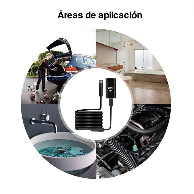 Paquete Cámara endoscopio/Mini cámara espia wifi tiempo real