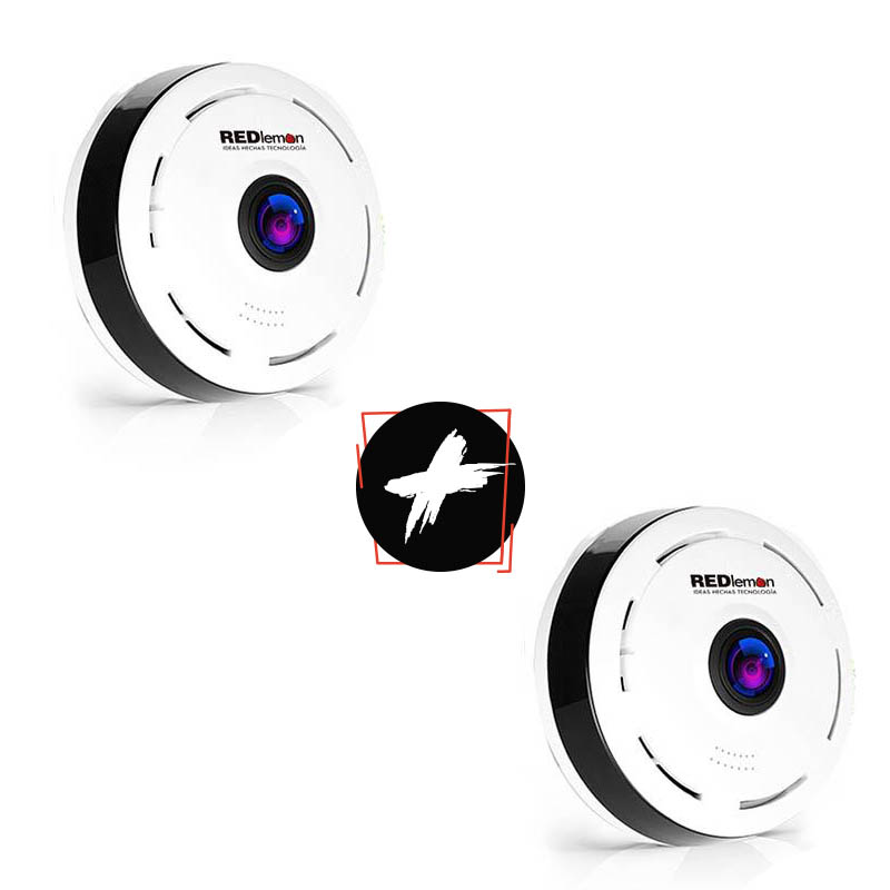 Paquete X2 C?mara de Seguridad Wifi 360?