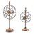 Accesorio Decorativo Globes With Pedestal - Dorado / A10652 - Këssa