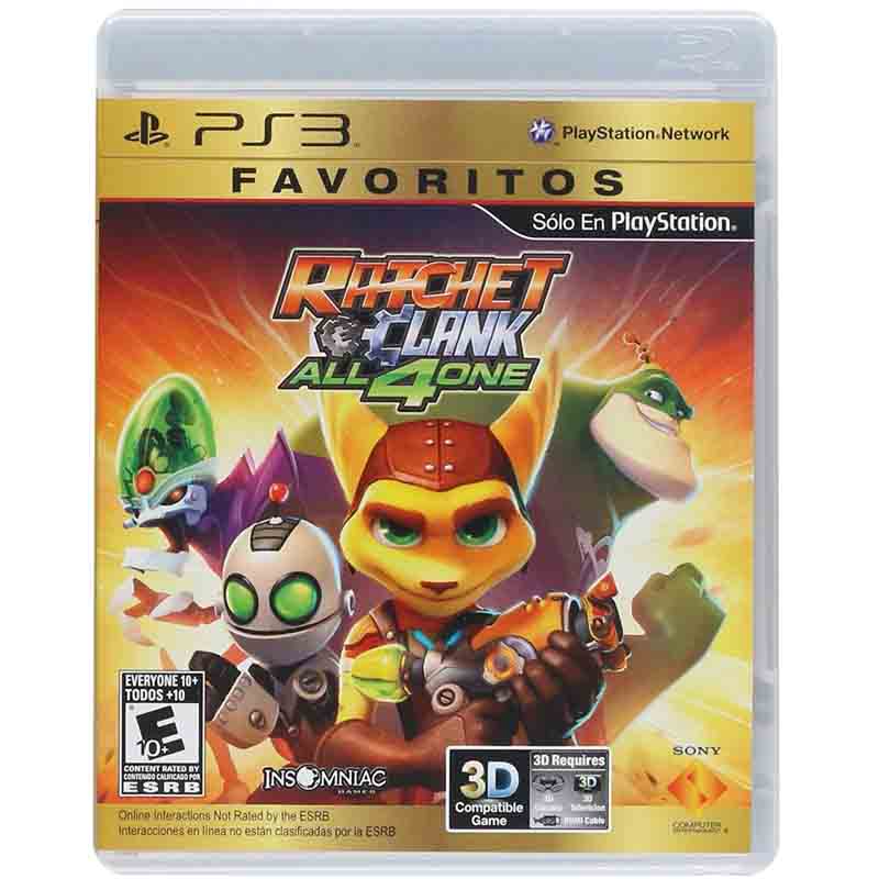 PS3 Ratchet And Clank All 4 One Compatible Con PlayStation 3
