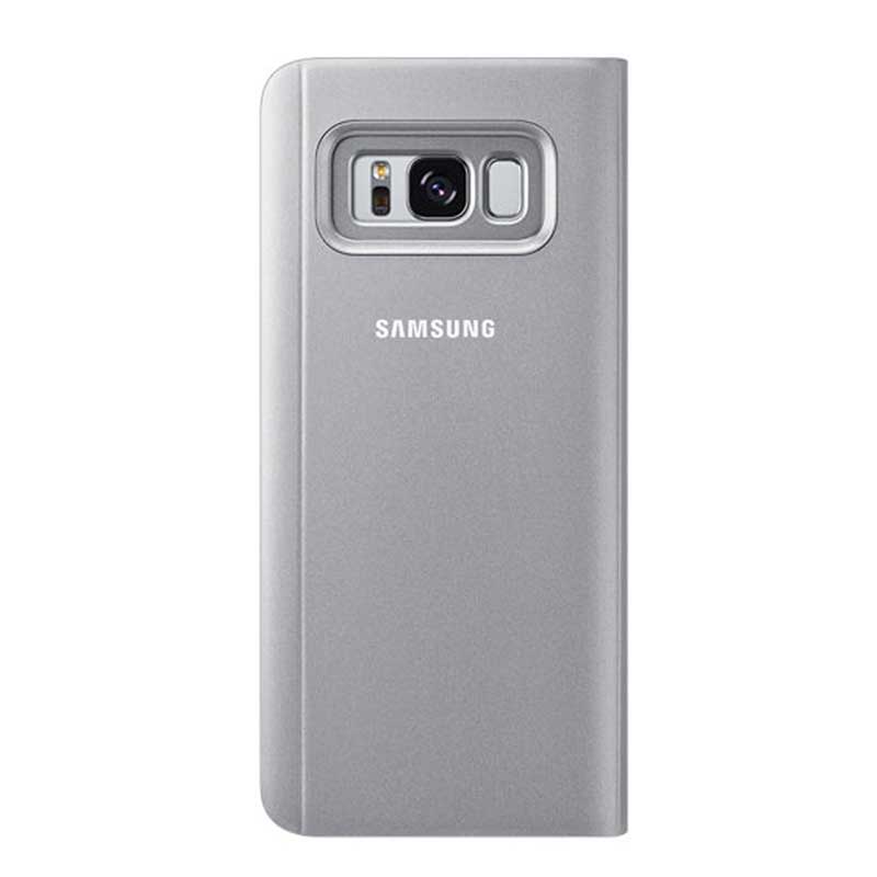Funda Clear View Standing Cover Gris S8+ Acc Samsung