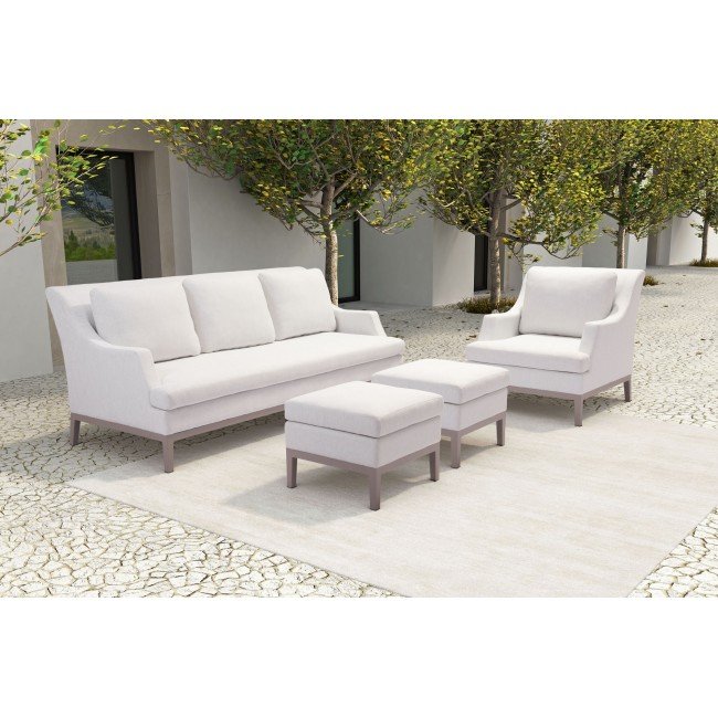 Sofa Para Exterior Modelo Ojai - Blanco / 100787 - Këssa