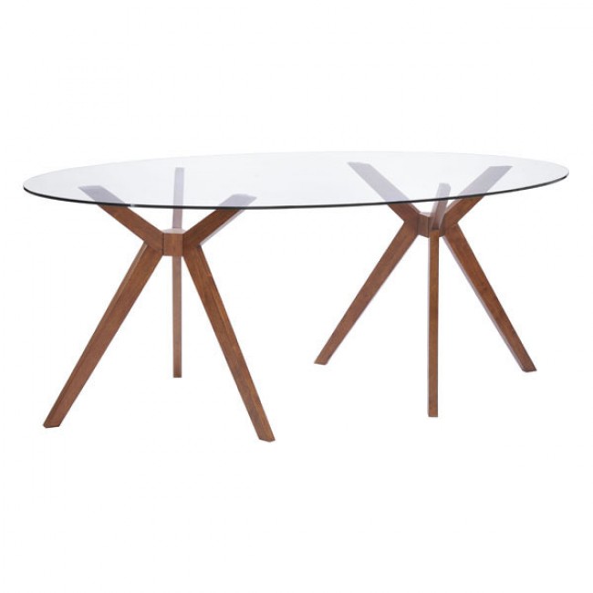 Mesa De Comedor Modelo Buena Vista - Nogal / 100090 - KESSA