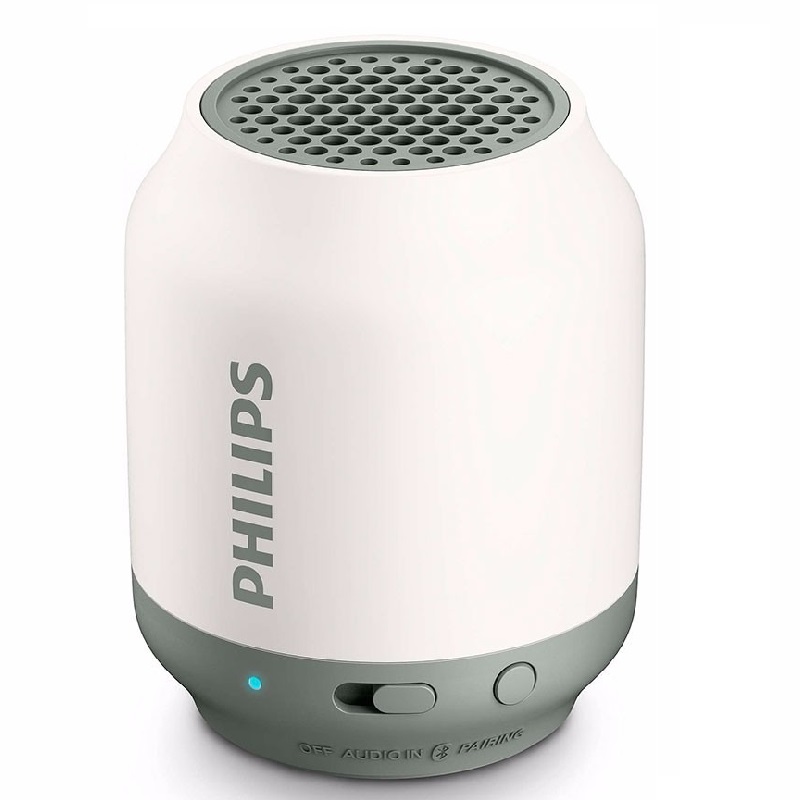 Bocina Inalámbrica Philips 2W Bluetooth BT50 Gris/Blanco
