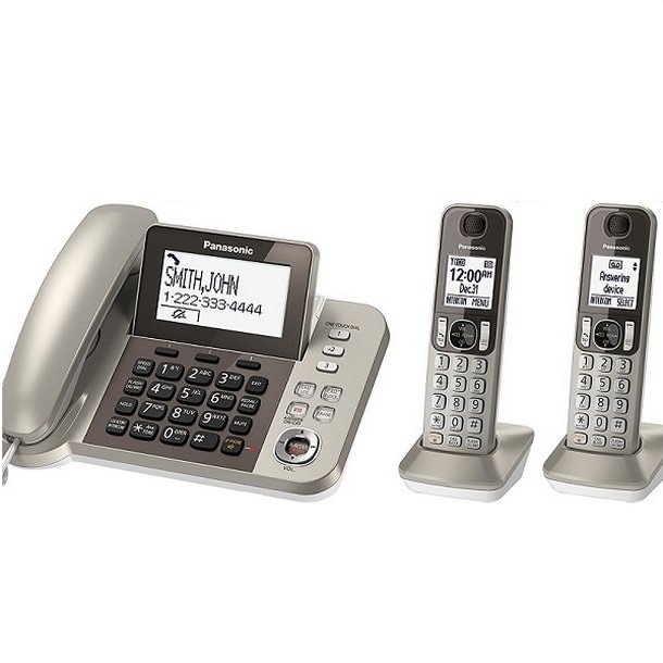 Teléfono Alámbrico/inalámbrico Panasonic 1.9 GHz KX-TGF352N - Reacondicionado