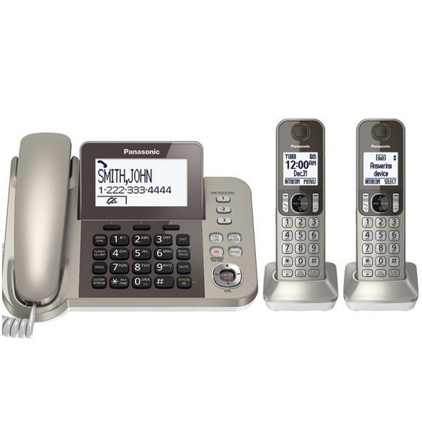 Teléfono Alámbrico/inalámbrico Panasonic 1.9 GHz KX-TGF352N - Reacondicionado