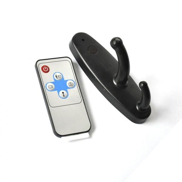 Camara DVR en forma de perchero con control remoto con MicroSd de 16GB