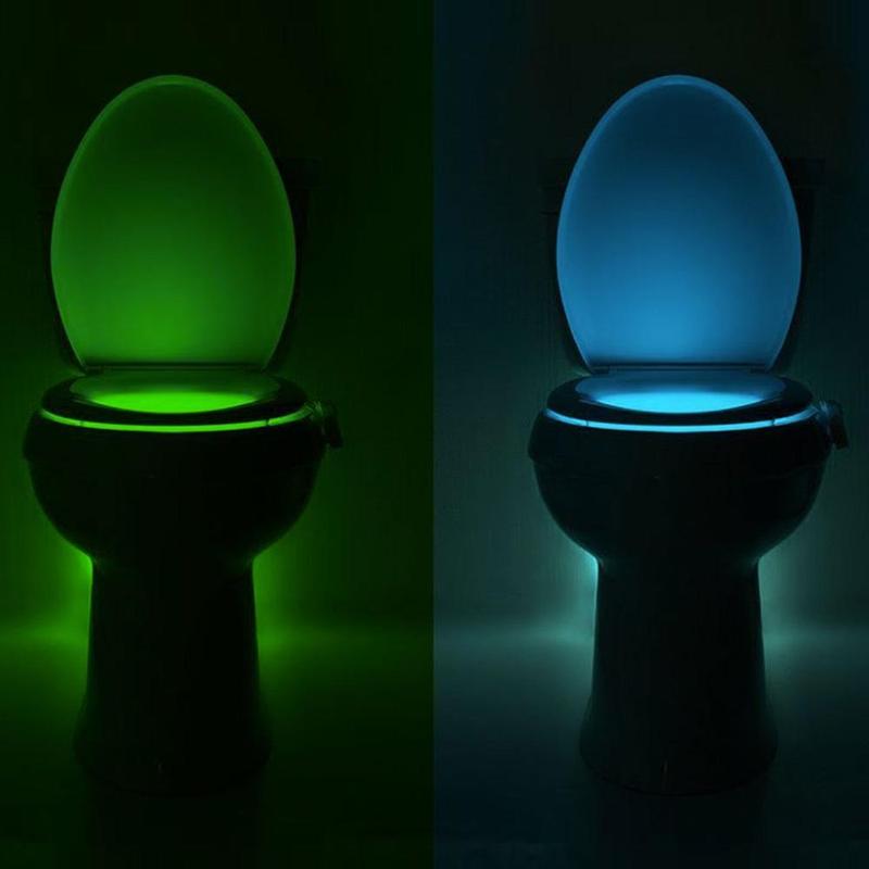 Luz LED con Detector De Movimiento Para Baño, Luz Nocturna para Niños con Sensor de Movimiento