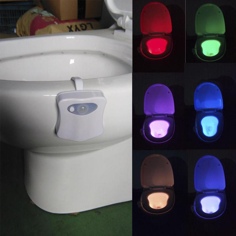 Luz LED con Detector De Movimiento Para Baño, Luz Nocturna para Niños con Sensor de Movimiento