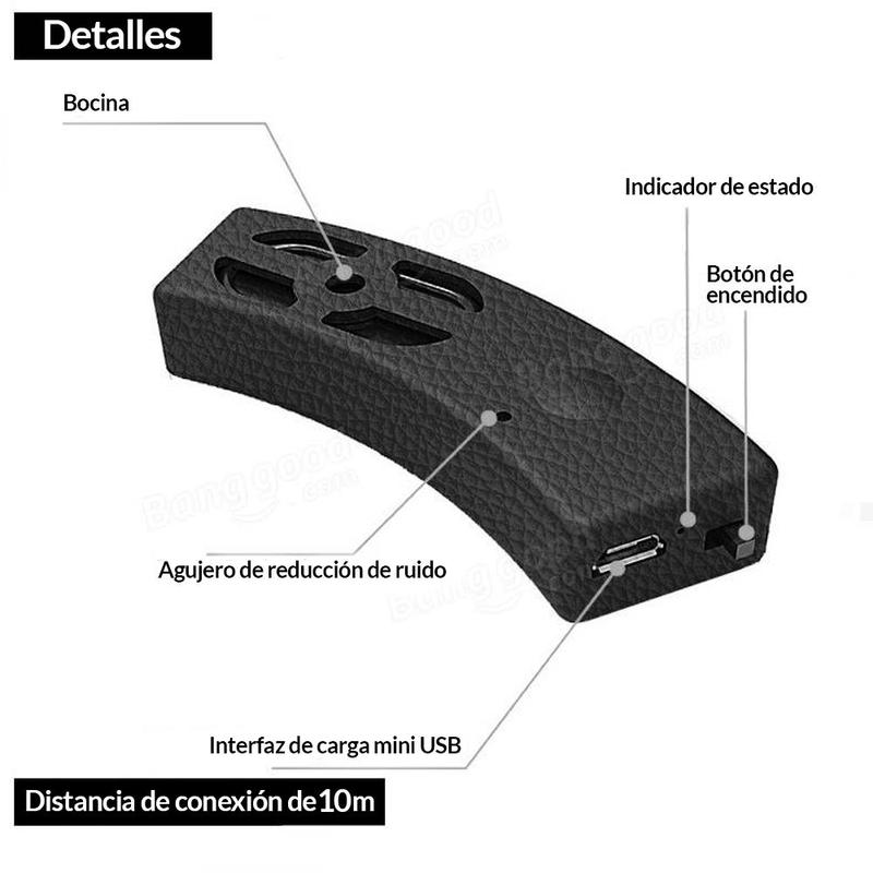 Manos libres bluetooth mp3 altavoz para casco de bici y moto R507