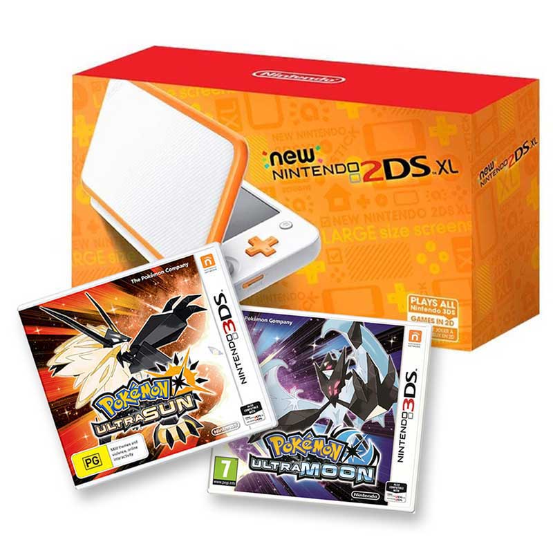 Kit Consola 2DS XL + Juego Pokemon Ultra Moon/Sun Nintendo