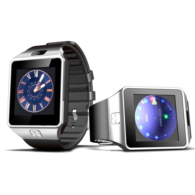 Smartwatch Reloj Inteligente con Cámara y Chip SIM, Micro SD, Podómetro,  Notificaciones de Mensajes y Redes Sociales, DZ09