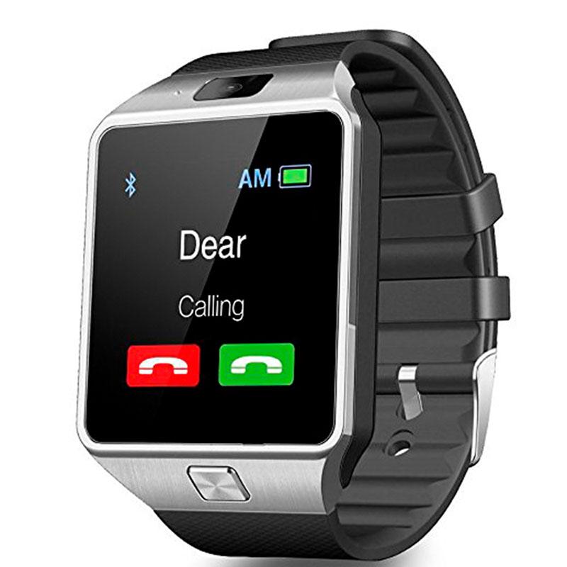 Smartwatch Reloj Inteligente con Cámara y Chip SIM, Micro SD, Podómetro, Notificaciones de Mensajes y Redes Sociales, DZ09