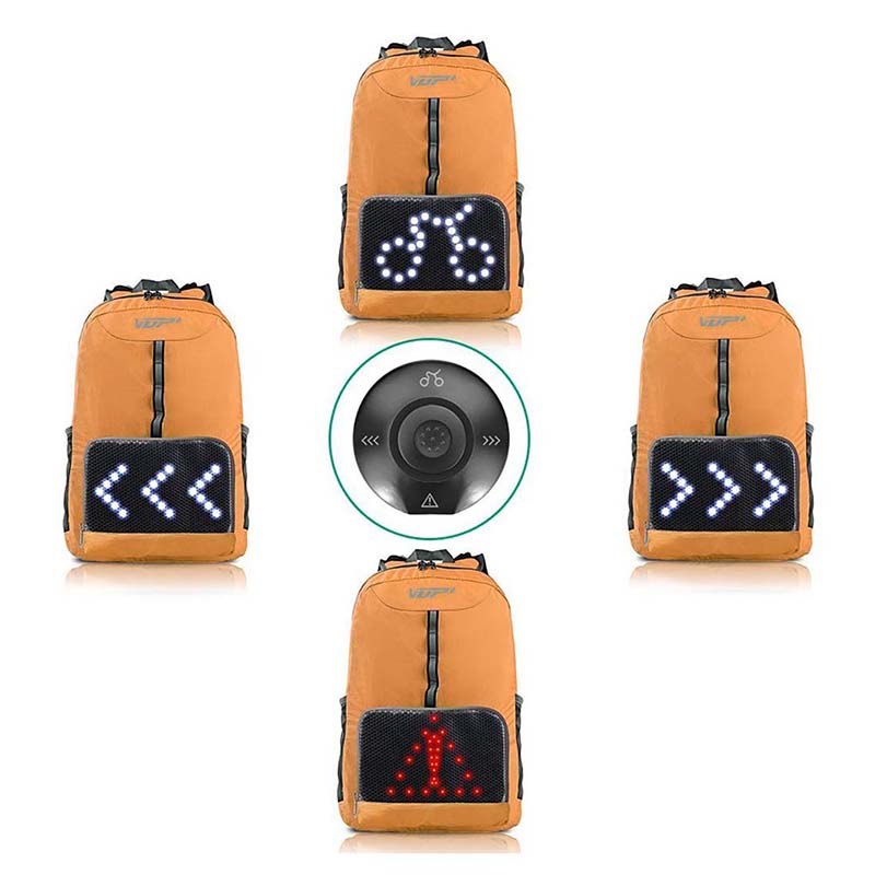 Backpack con leds de señalización VUP+ Naranja