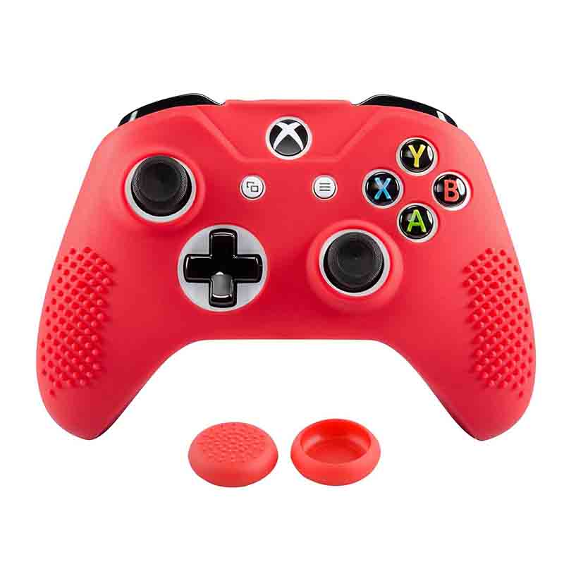 Xbox One S / X Funda Silicona (Rojo)