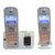 Panasonic KX-TGE262S Link2Cell Teléfono Bluetooth contestador automático 2 Auriculares Reacondicionado