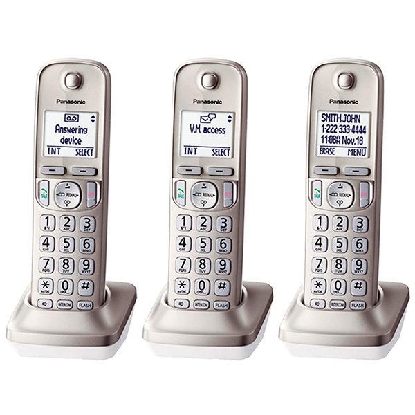 Panasonic KX-TG444SK Enlace2Cell 4 Auriculares BlueTooth Mensaje Texto/ Alerta Reacondicionado