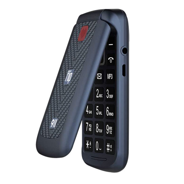 Celular Flip 911 Azul Desbloqueado + Bocina Bluetooth