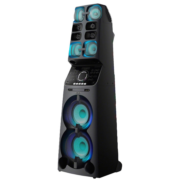 Bocina Sony MUTEKI V90 Bluetooth Gestos DJ Karaoke y luces