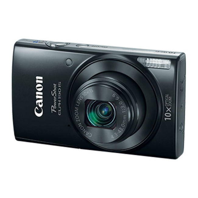 Cámara Digital Canon E190 20 Megapixeles Color Negro