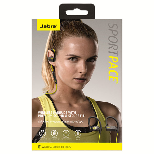 Audífonos Deportivo Bluetooth Jabra Pace Amarillo